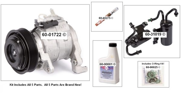 2003-2008 Dodge Ram Pickup 5.7 V8 New A/C COMPRESSOR 10802 REPAIR KIT 55056336AA 4472204820 55056157AC